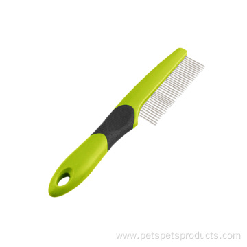 Cat Flea Comb Green Pet Dog Grooming Comb